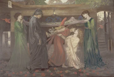 El Sueño de Dante: la Muerte de Beatriz, c.1890